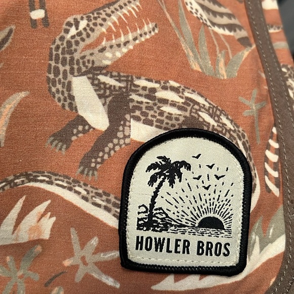Brand New. Never Worn Howler Brothers Stretch Bruja Boardshortd Lazy Gator . - Picture 5 of 8